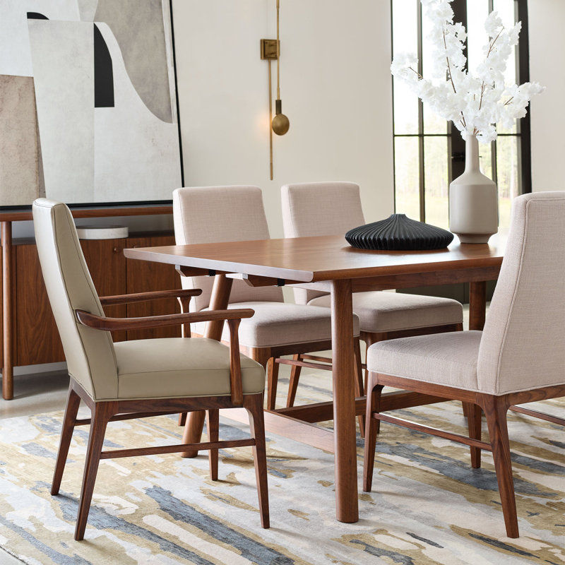 Walnut Grove Upholstered Arm Chair, Crypton