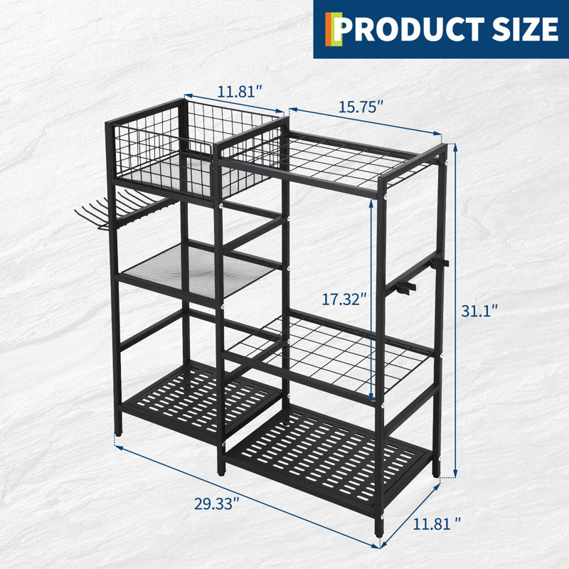 11.81 " W Storage Rack