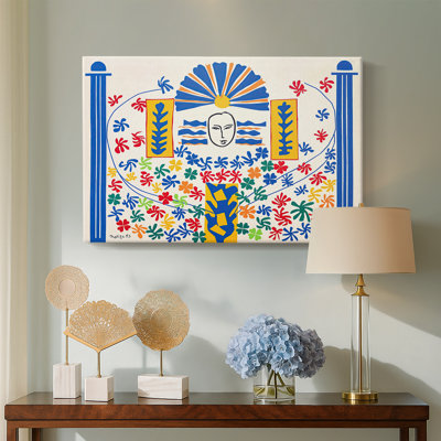 Large Decoration with Masks (La Grande Décoration aux Masques)-Henri Matisse-Gallery Wrapped Canvas-1953