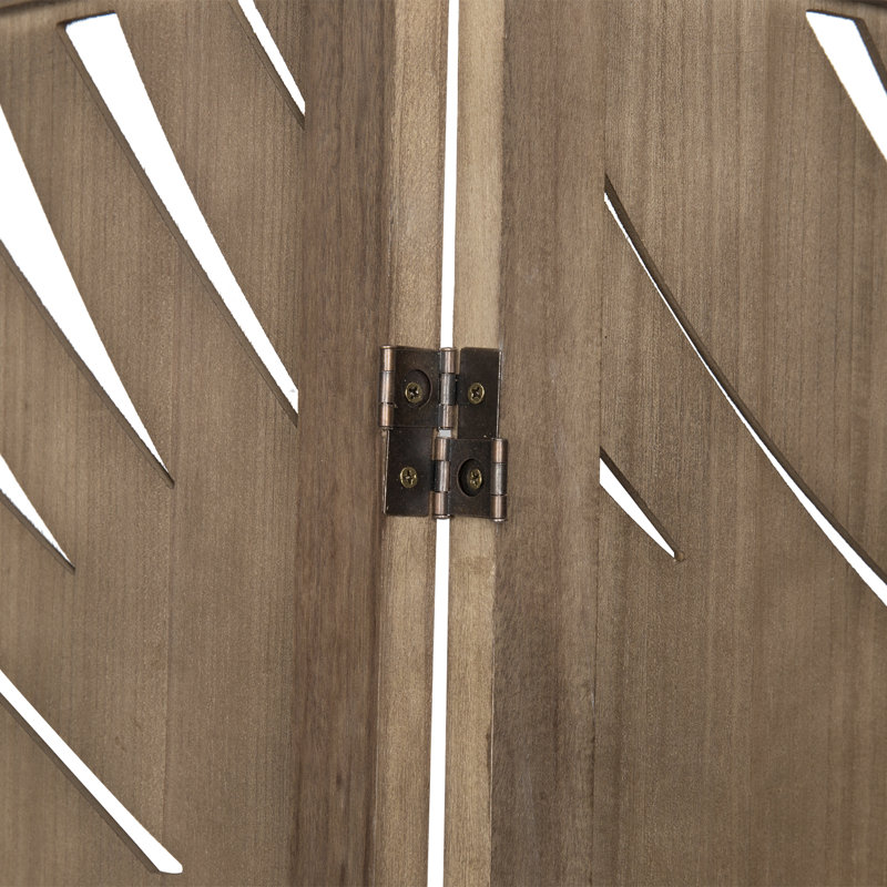 122Cm W x 170.2Cm H 3 - Panel Solid Wood Room Divider
