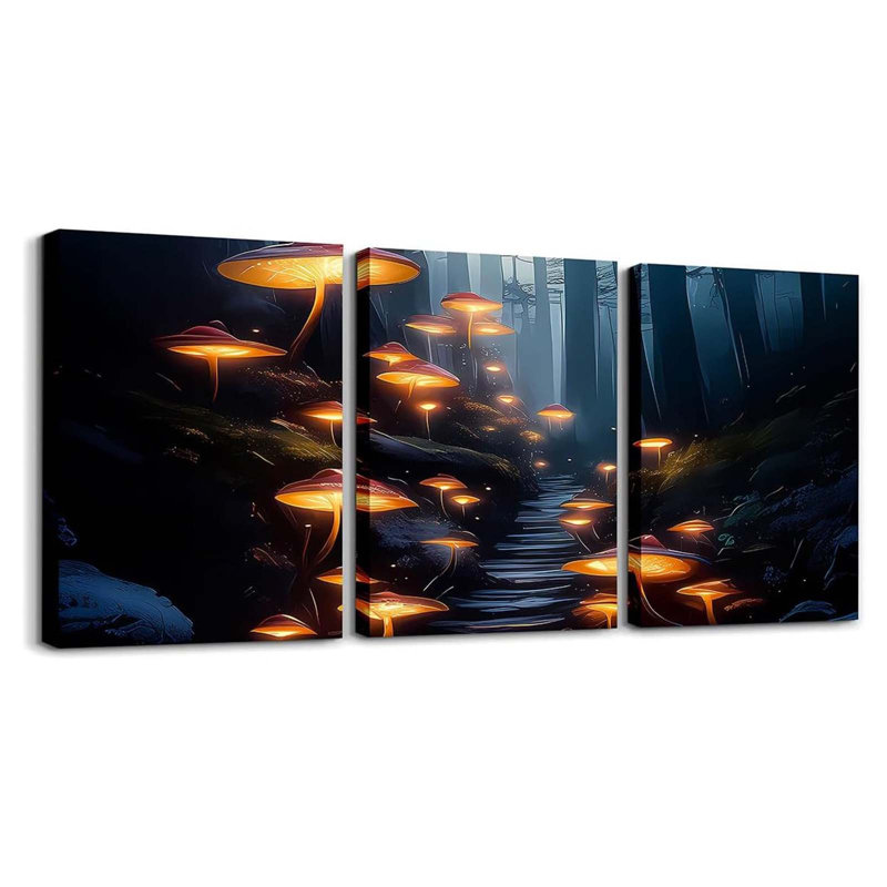 3 Piece Wrapped Canvas Print