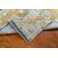 Petit tapis décoratif 3 x 5 po, tapis en laine noué à la main, tapis géométrique tribal jaune moutarde, tapis d'entrée Rakel