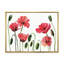 Coquelicots rouges rétro - peinture sur toile-60162957-60162962