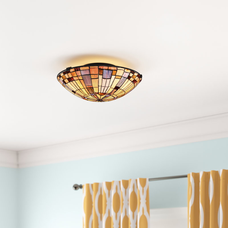 Amerski Glass Flush Mount