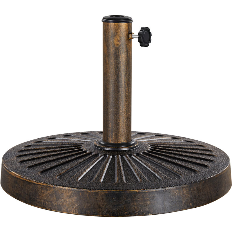 13.7kg Free Standing Umbrella Base, Bronze