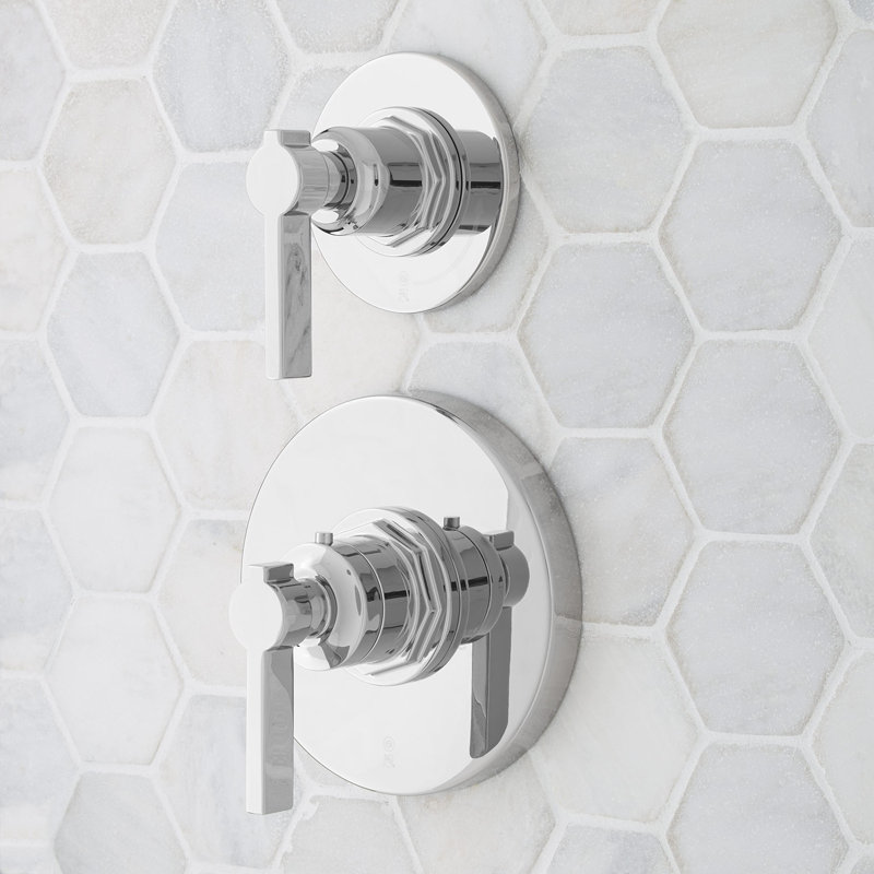 Signature Hardware Greyfield Shower Faucet, Chrome, 0.5"