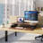 Mount-It Standing Desk Converter with 38" Desktop, Brown