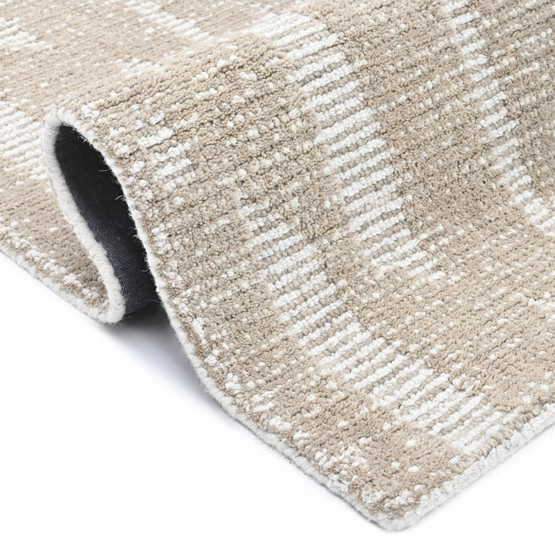 Hazen Hand Tufted Wool Geometric Indoor Rug, Runner 2'3" x 8'