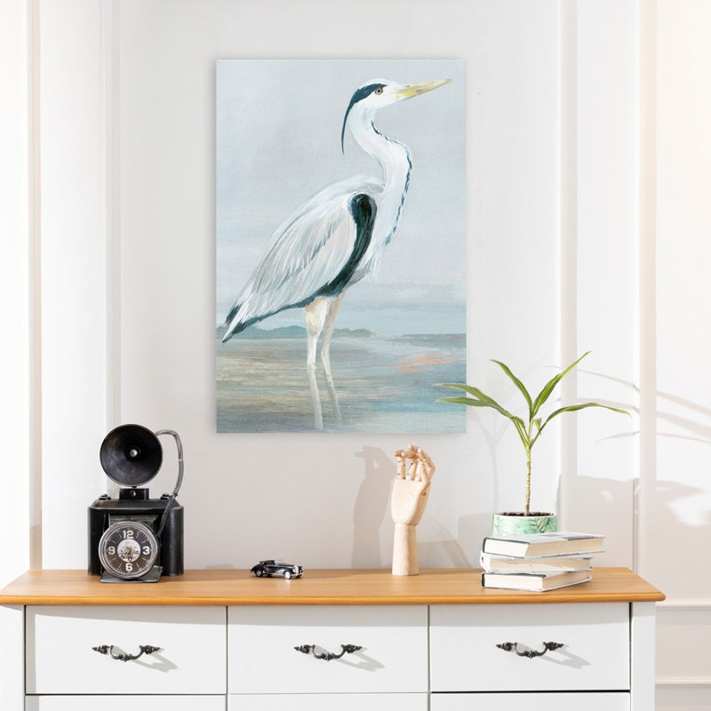 Oiseau et héron héron côtier I Art, H 24 po x l 16 po