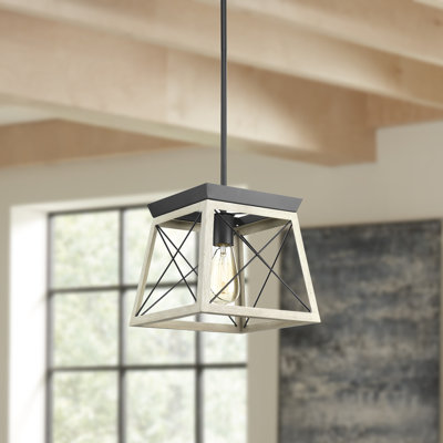 Luminaire suspendu géométrique à 1 lumière Soleil