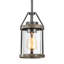 Luminaire suspendu cylindrique 1 lumière Denaisha