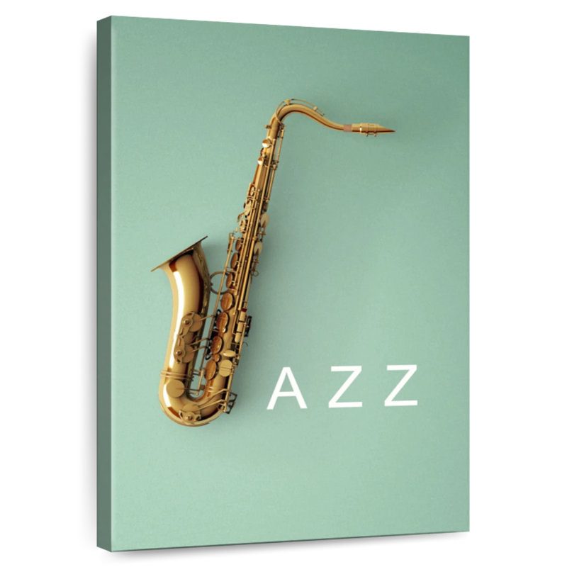 Abarca Jazz Saxophone, H 48 po x l 32 po
