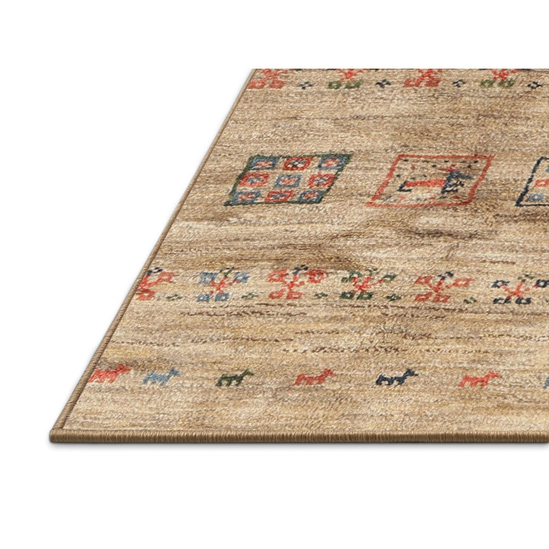 Tapis gris / olive Bodalla, Rectangle 5 pi x 7 pi