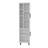 Storage Cabinet, 2 Doors, 9 Shelves, 4 Legs, White