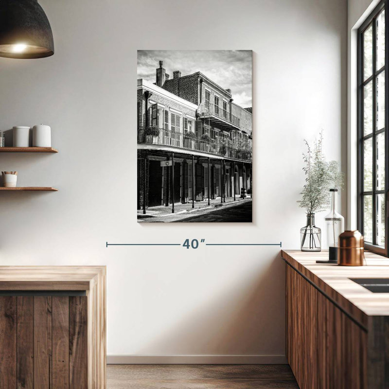 Aime Black NOLA - New Orleans balcon, H 39 po x l 26 po
