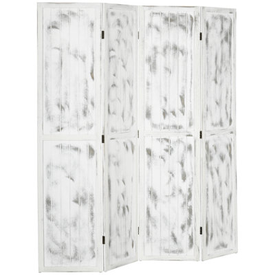 Paravent 5,5 "à 4 panneaux diviseurs pliables