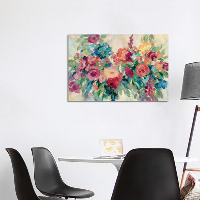 Flower Market by Silvia Vassileva - Wrapped Canvas Painting