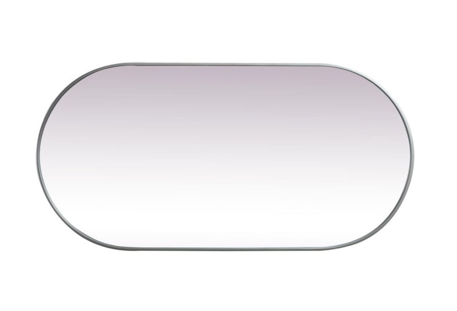 Elington Accent Mirror, Silver, 60"  x 30" 