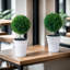 Mini ensemble de topiaires artificiels de 2 ou 3 boules, arbres décoratifs, plantes artificielles d'intérieur et d'extérieur-474687716-474687717