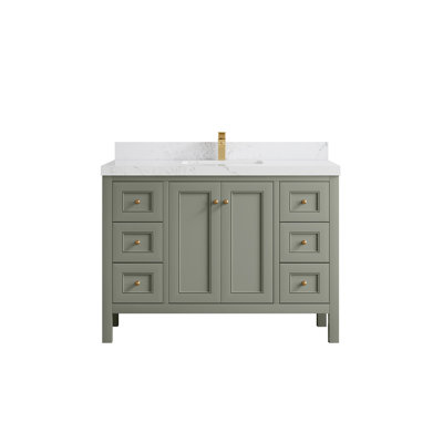 Nashville 48 In. W X 22 In. D Single Sink Bathroom Vanity