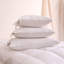 Highland Feather 800 Loft European White Down Pillow 500 TC Cotton Casing-105834372
