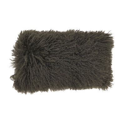 Iyana Lamb Wool Rectangular Pillow Cover & Insert