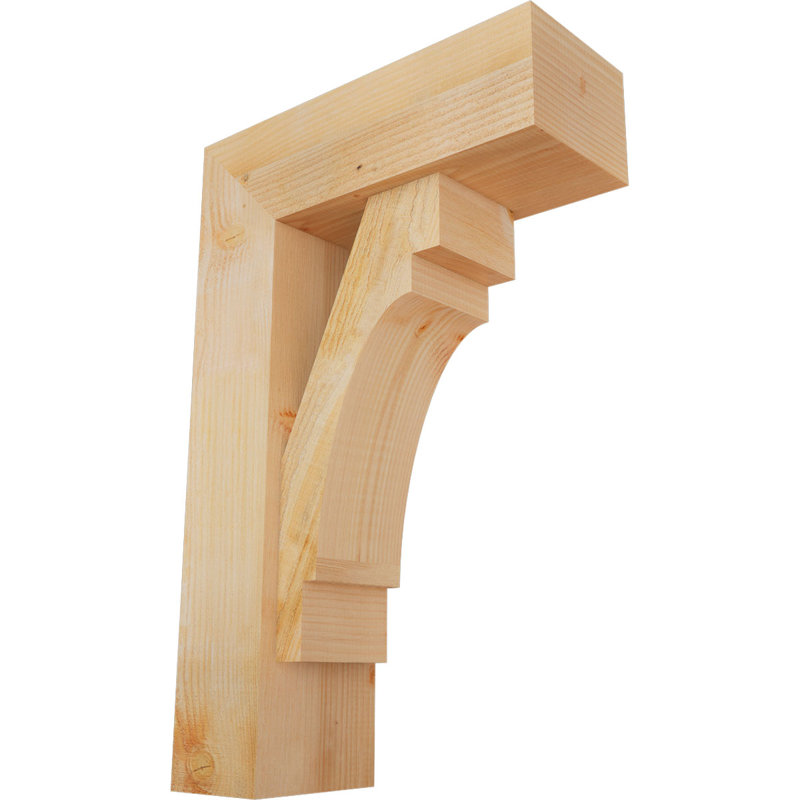 Support Merced Block avec support décalé, 34 x 22, Sapin Douglas de l 8 po (scié brut)