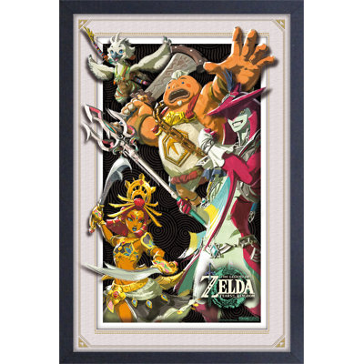 TOTK - Champs 11 x 17 Under Plexi, affiche encadrée