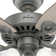 Builder Plus 52"  5 - Blade Standard Ceiling Fan with Pull Chain and Light Kit Included