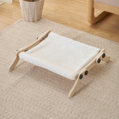 Perchoir pour fenêtre de chat, hamac pour fenêtre de chat, offrant un bain de soleil tout autour et peu encombrant, lit pour chat facile à ajuster pour le rebord de la fenêtre, le chevet, le tiroir et l'armoire