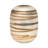 Glass Vase Glass with Hand-applied Textured Swirl Detailing.-1927357095