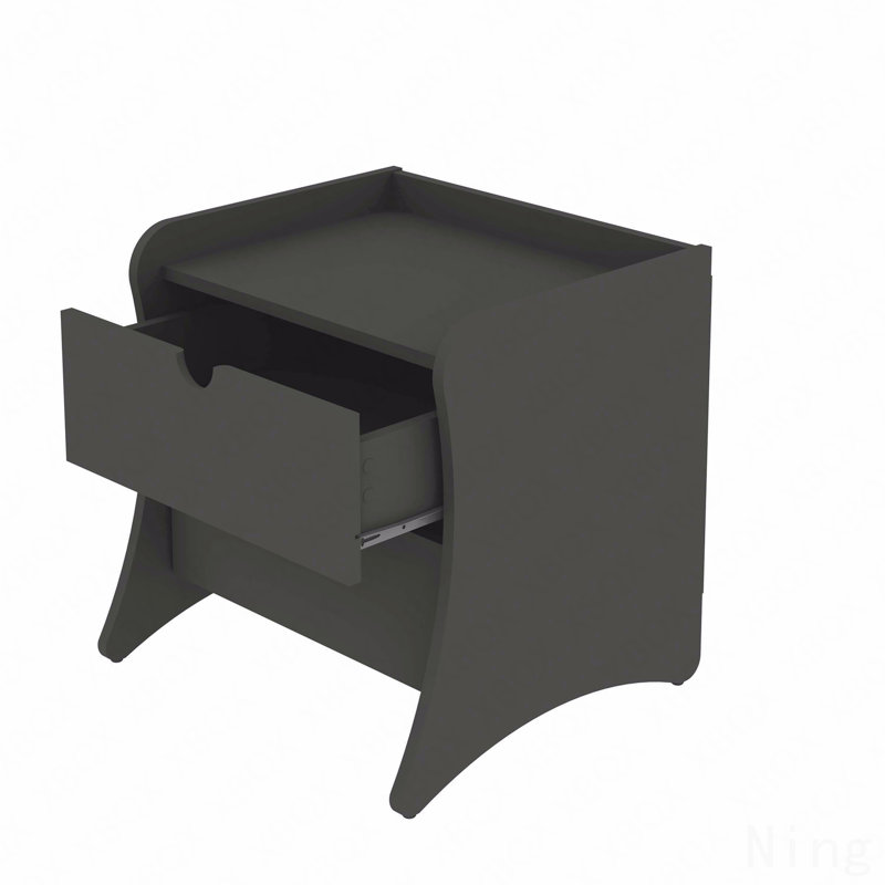 Nightstand, Charcoal Gray