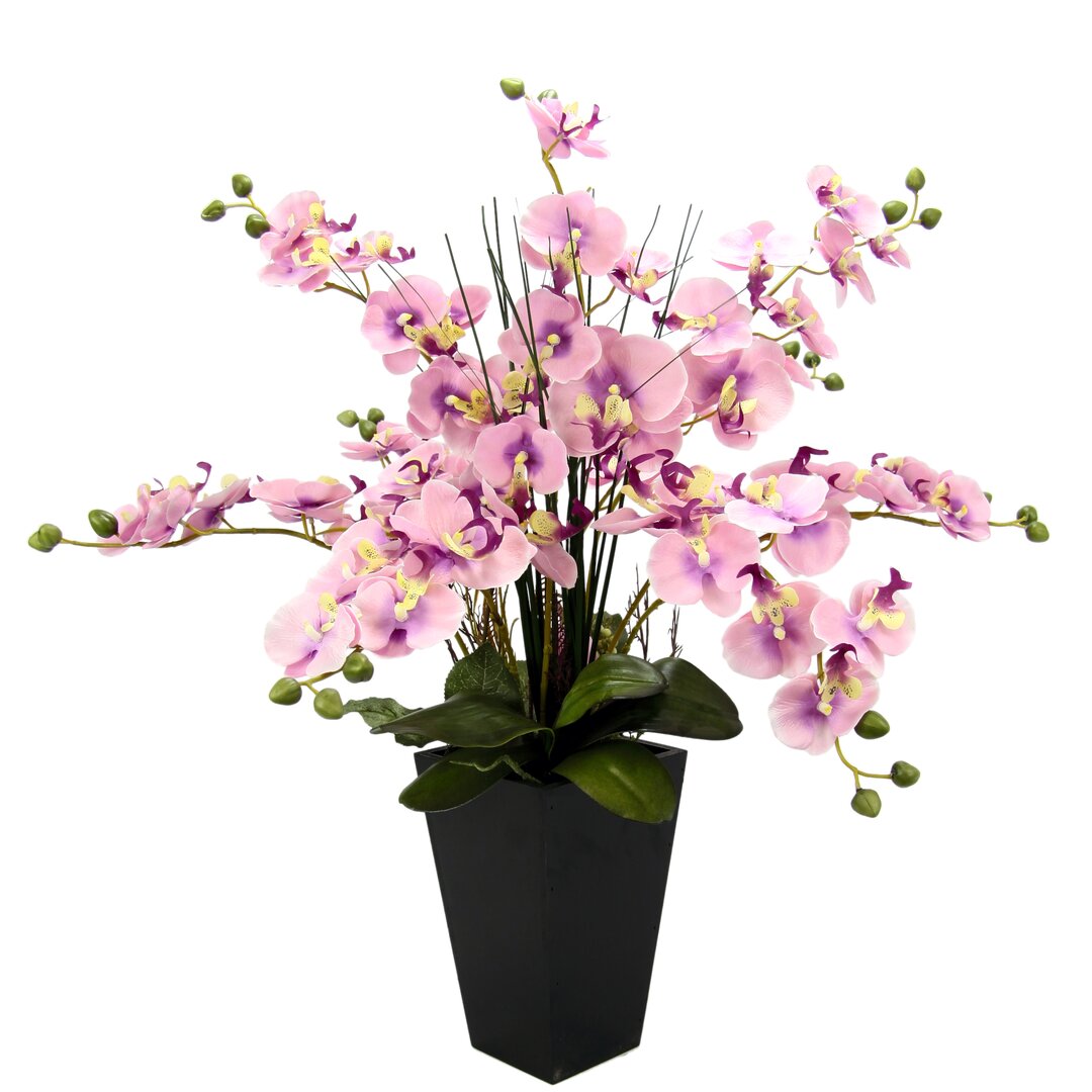 Kunstblume Orchidee im Topf