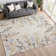 Machine Washable Indoor/Outdoor Bourkelands ACN2334 Floral Rug