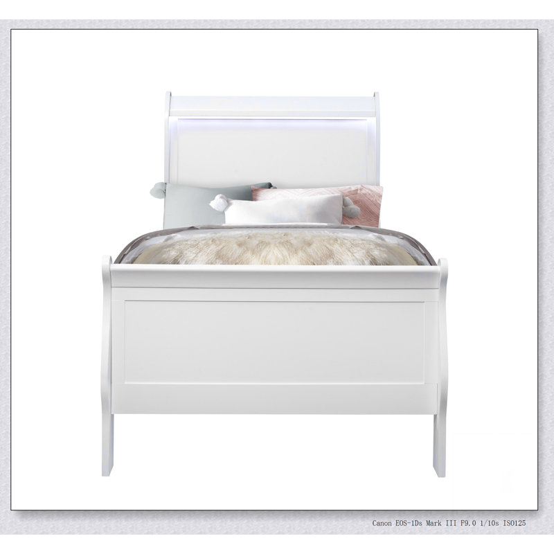 White Twin Bed