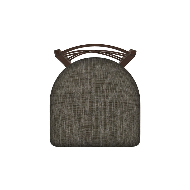 Catalina 18'' H Upholstered Metal Side Chair, Bronze, Fabric-Graph Chalice