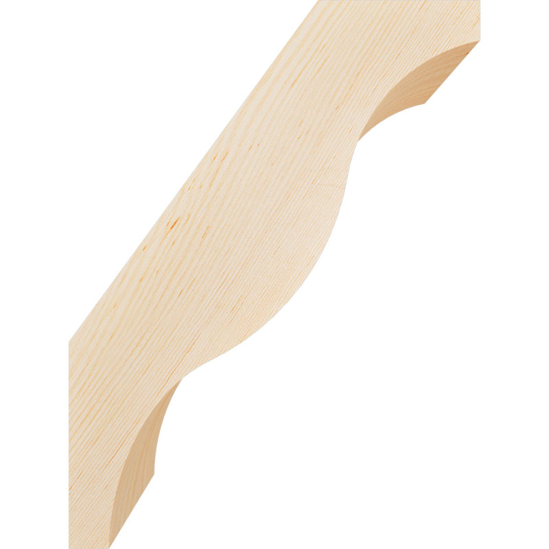 Attelle de genou Funston, Sapin de Douglas, Lisse, H 16 po x l 5,5 po x P 12 po