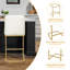 Tabouret de comptoir 24 po Posetell-751326739