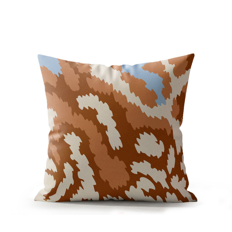 Coussin intérieur en faux suède Misio, Lavande latté, 20 x 20