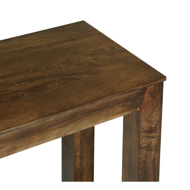 Munnar 118cm Solid Wood Console Table, Dark Mango