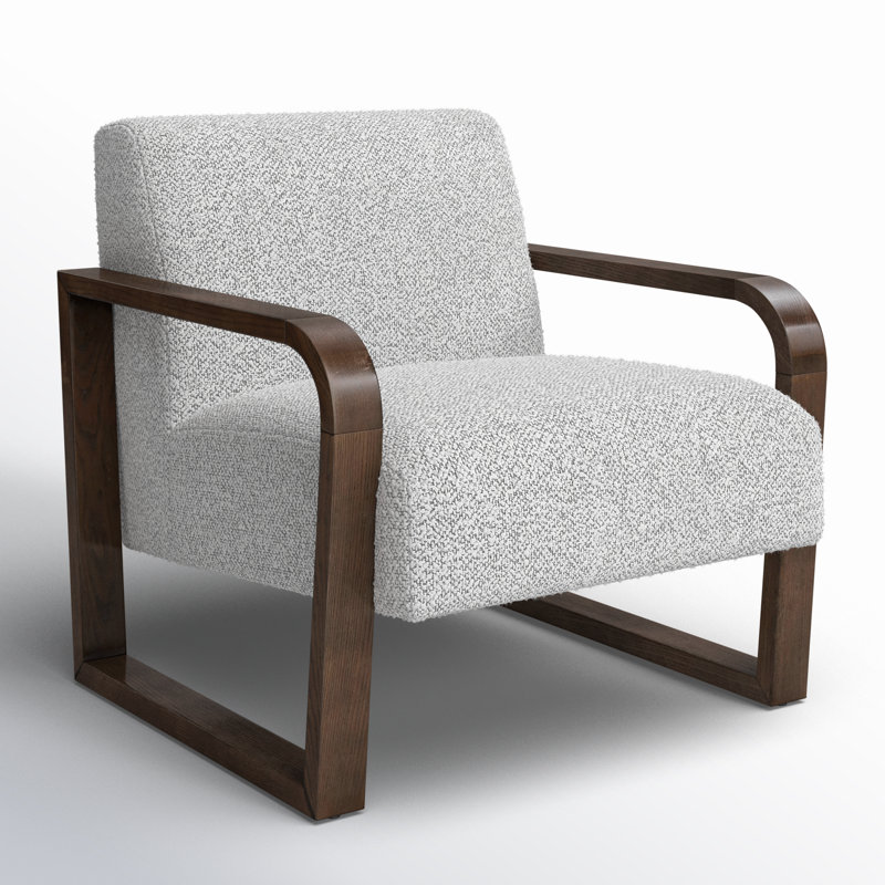 Lexington Boucle Accent Chair Mercury Gray