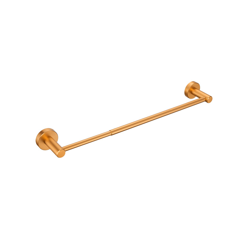 Barre à serviettes ajustable, extensible murale 15,75-27,55 po, Or