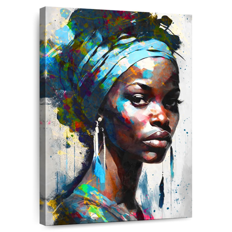 Leisha Alluring African, 45" H x 30" W