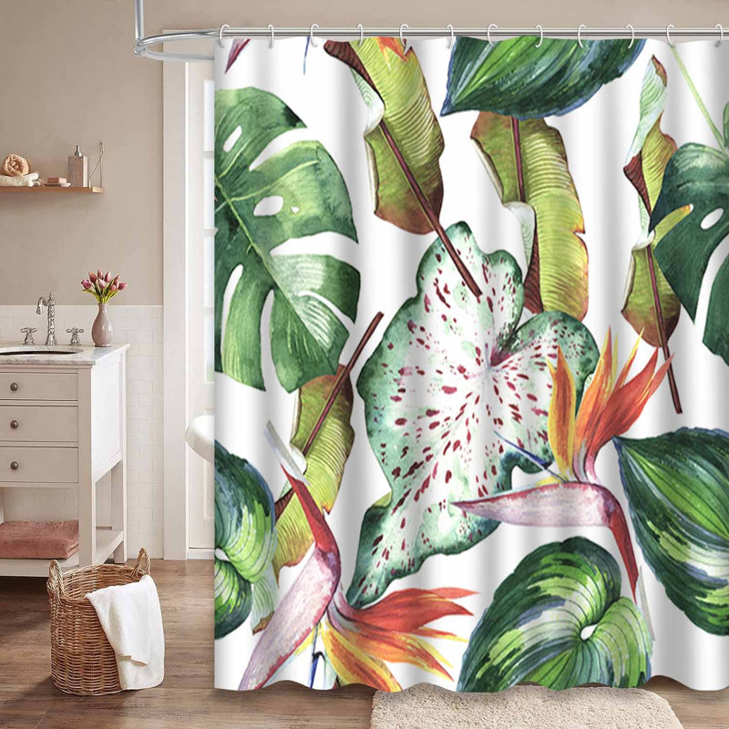 Emballage de fleurs tropicales avec 12 crochets, L 72 po x l 72 po