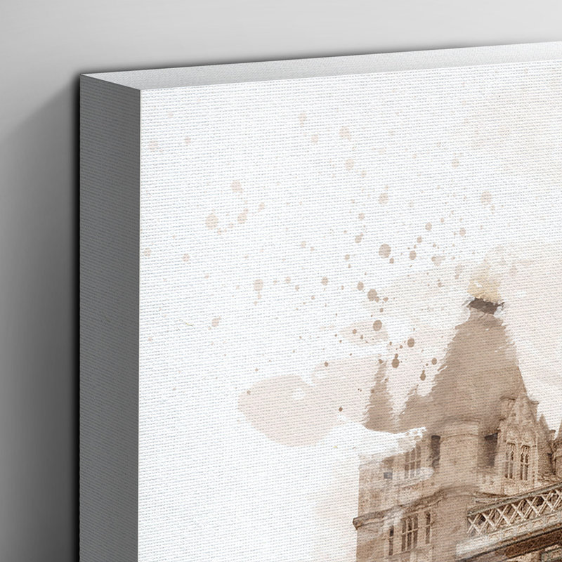 London Tower Bridge - Wall Art, 50cm H x 76cm W, Wrapped Canvas