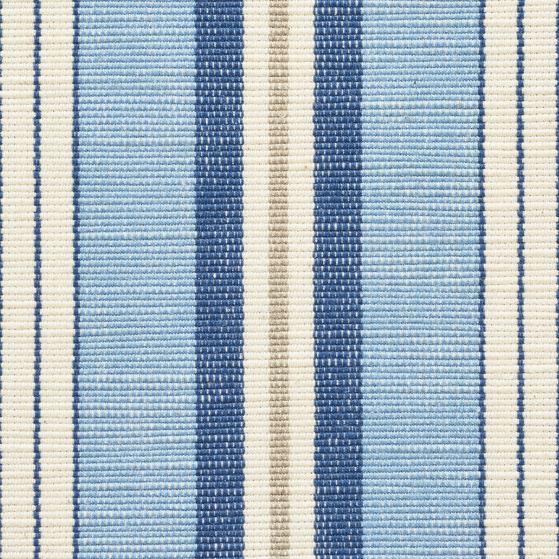 Lewis Stripe Fabric, Blue