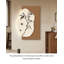 Décoration murale minimaliste de style Wabi-Sabi - texture grès-1881099860