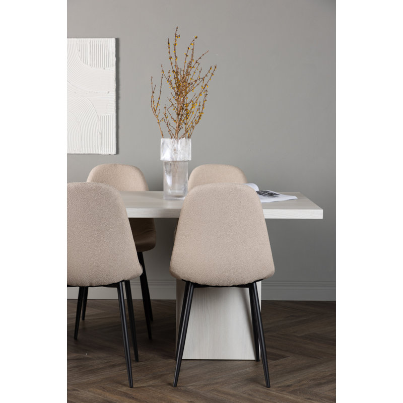 Oceanview 6 - Person Dining Set, Beige, Beige