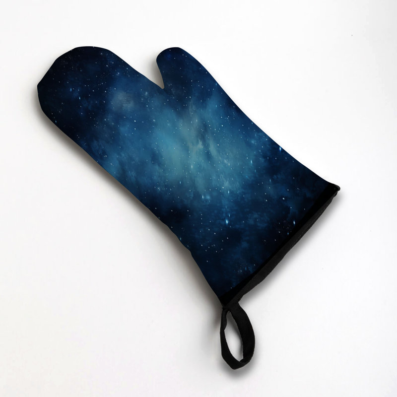 Moonlit Stars Oven Mitt Cotton Twill