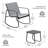 Chante 2-Person Rocking Outdoor Seating Set-2043396370